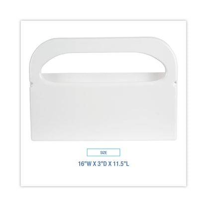 Boardwalk Toilet Seat Cover Dispenser, 16 x 3 x 11.5, White, 2/Box