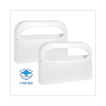 Boardwalk Toilet Seat Cover Dispenser, 16 x 3 x 11.5, White, 2/Box