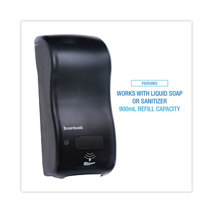 Boardwalk Bulk Fill Soap Dispenser, 900 mL, 5.5 x 4 x 12, Black