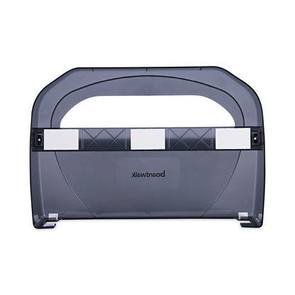 Boardwalk Toilet Seat Cover Dispenser, 17.25 x 3.13 x 11.75, Smoke Black