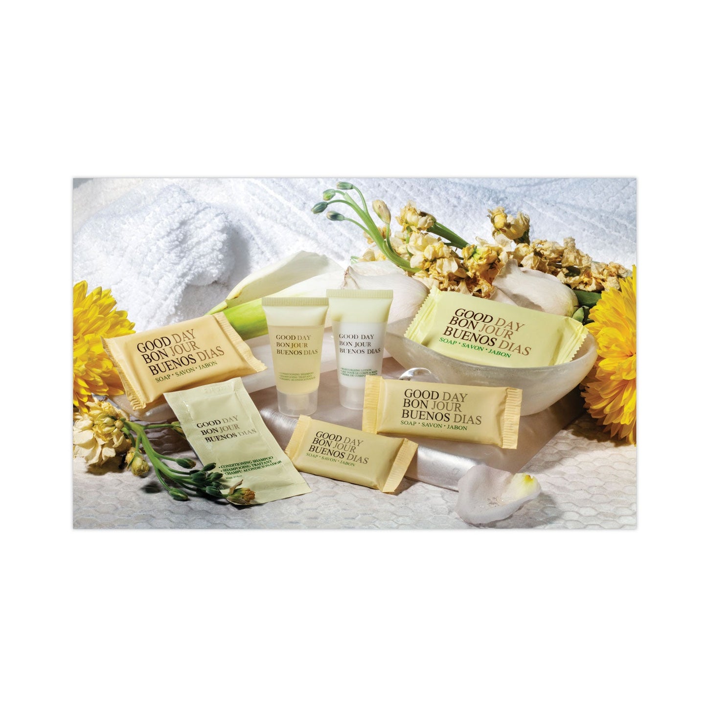 Good Day Amenity Bar Soap, Fresh, # 1 1/2 Individually Wrapped Bar, 500/Carton