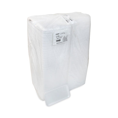 Pactiv Evergreen Supermarket Tray, #10S, 10.75 x 5.7 x 0.65, White, Foam, 500/Carton