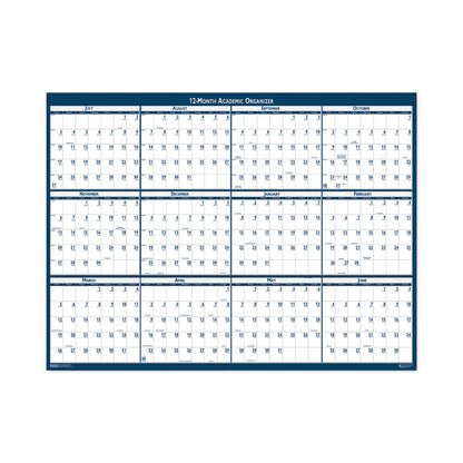 House of Doolittle Academic Year Recycled Poster Style Reversible/Erasable Yearly Wall Calendar, 18 x 24, 12-Month (July to June): 2022 to 2023