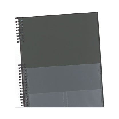 Brownline CoilPro Weekly Appointment Book in Columnar Format, 11 x 8.5, Black Cover, 12-Month (Jan to Dec): 2023