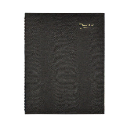 Brownline CoilPro 14-Month Ruled Monthly Planner, 11 x 8.5, Black Cover, 14-Month (Dec to Jan): 2022 to 2024