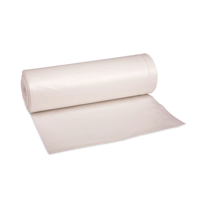 Boardwalk High-Density Can Liners, 45 gal, 19 microns, 40" x 46", Natural, 150/Carton