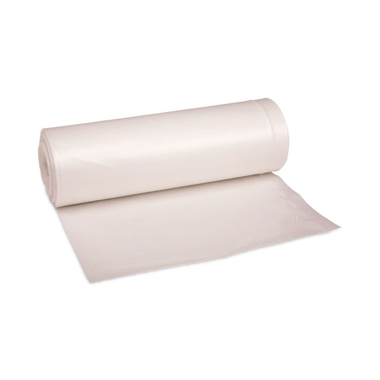 Boardwalk High-Density Can Liners, 45 gal, 19 microns, 40" x 46", Natural, 150/Carton