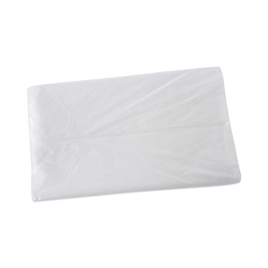 Boardwalk High Density Industrial Can Liners Flat Pack, 45 gal, 16 microns, 40 x 48, Natural, 200/Carton