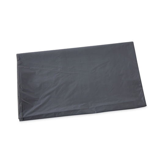 Boardwalk Linear Low Density Industrial Can Liners, 45 gal, 1.1 mil, 40 x 46, Gray, 100/Carton