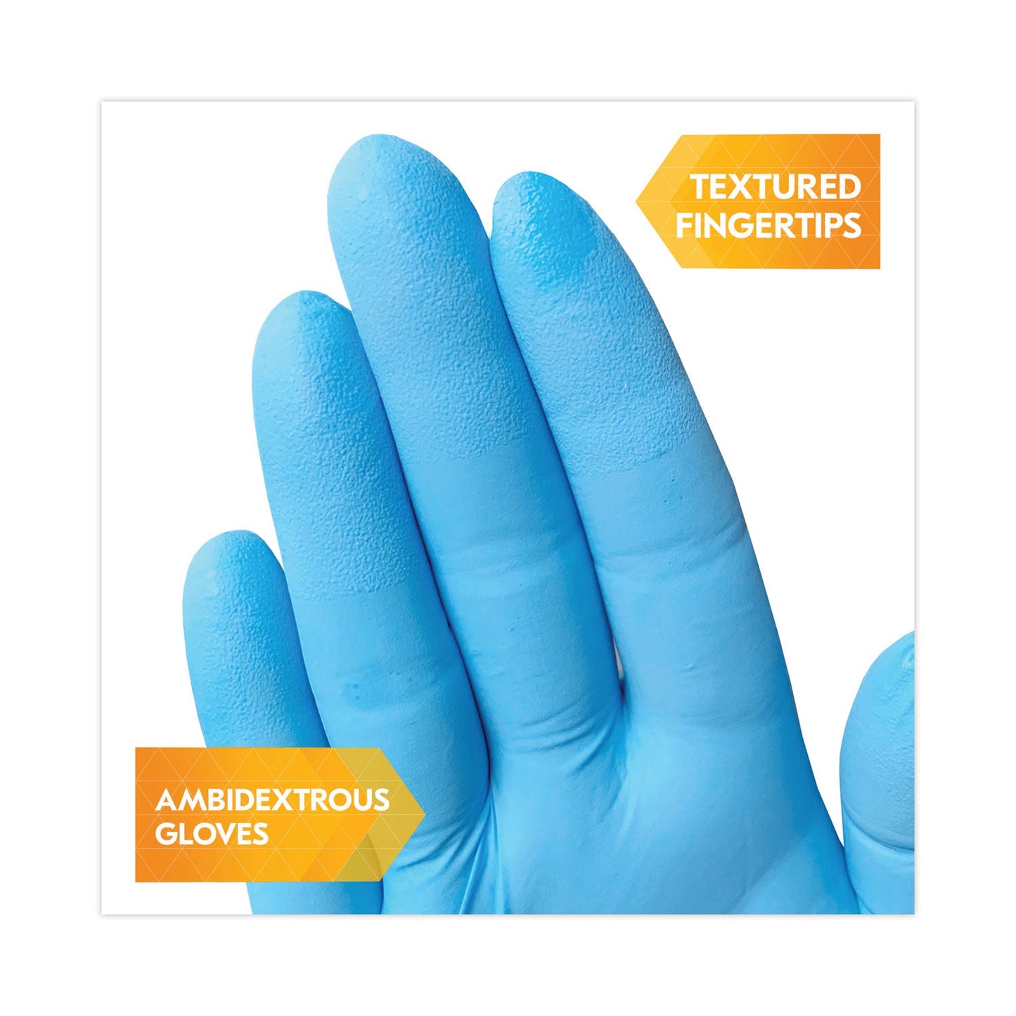 KleenGuard G10 Comfort Plus Blue Nitrile Gloves, Light Blue, Large, 1,000/Carton