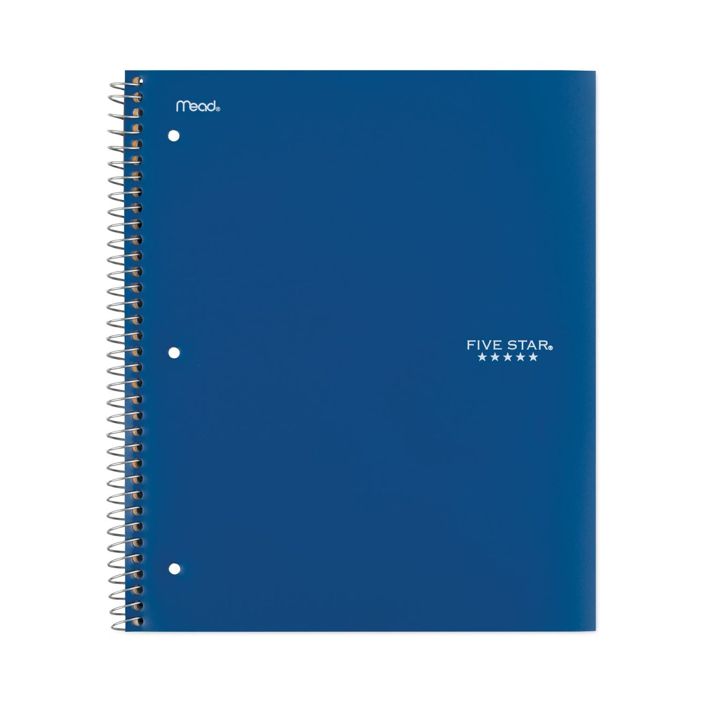 Five Star Wirebound Notebook, 1 Subject, Medium/College Rule, Randomly Assorted Covers, 11 x 8.5, 100 Sheets, 3/Pack