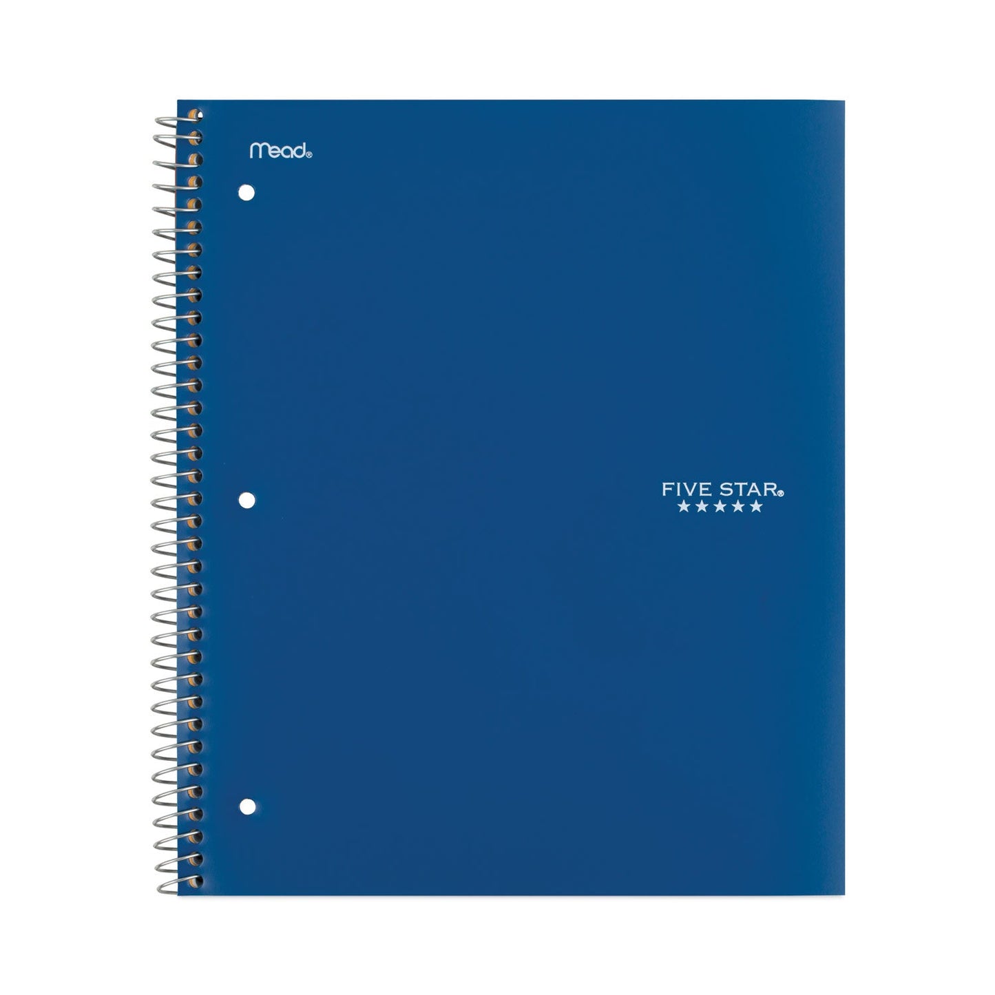 Five Star Wirebound Notebook, 3 Subject, Medium/College Rule, Randomly Assorted Covers, 11 x 8.5, 150 Sheets