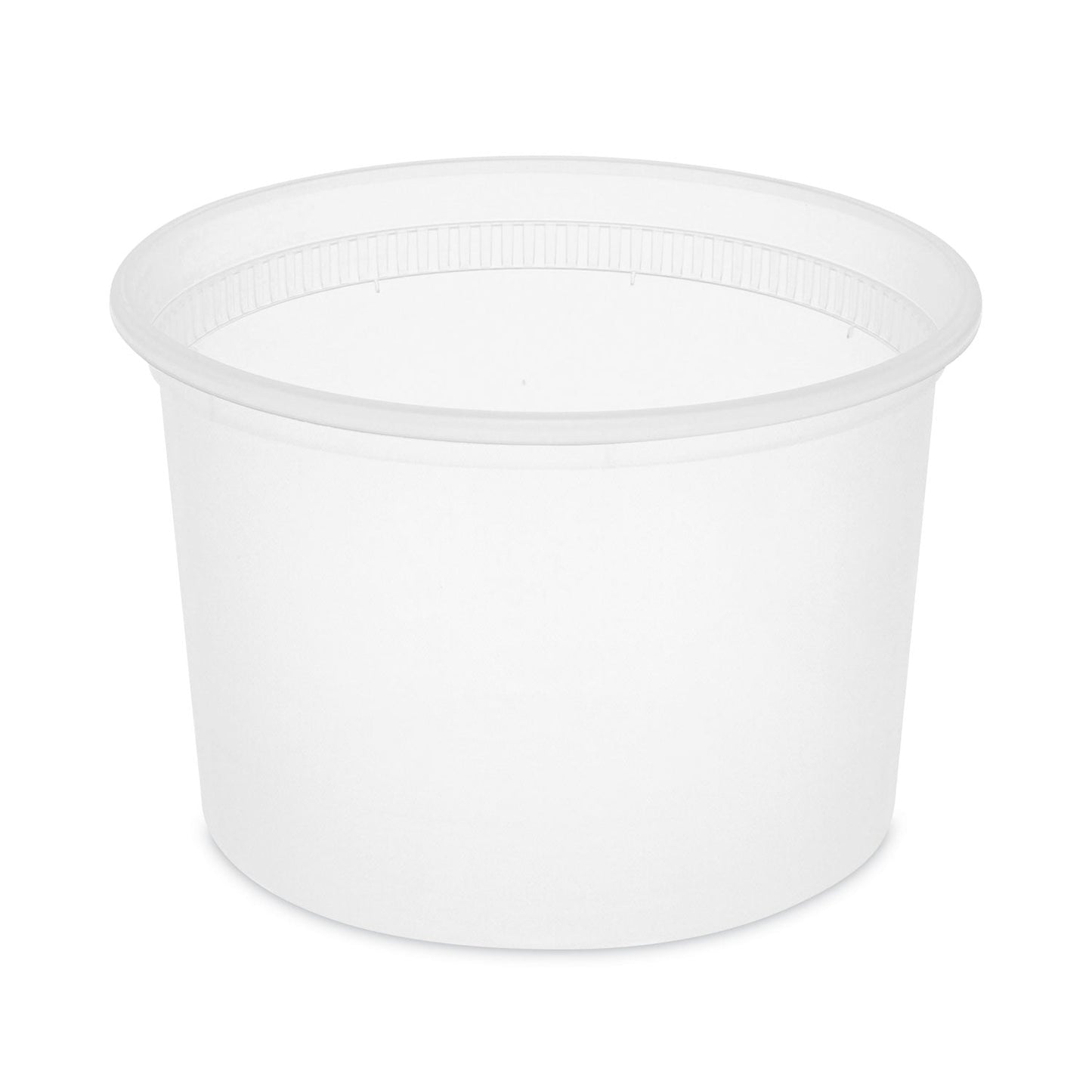 Pactiv Evergreen Newspring DELItainer Microwavable Container, 64 oz, 4.5 x 4.5 x 6.35, Natural, Plastic, 120/Carton