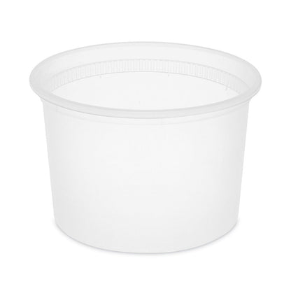 Pactiv Evergreen Newspring DELItainer Microwavable Container, 64 oz, 4.5 x 4.5 x 6.35, Natural, Plastic, 120/Carton