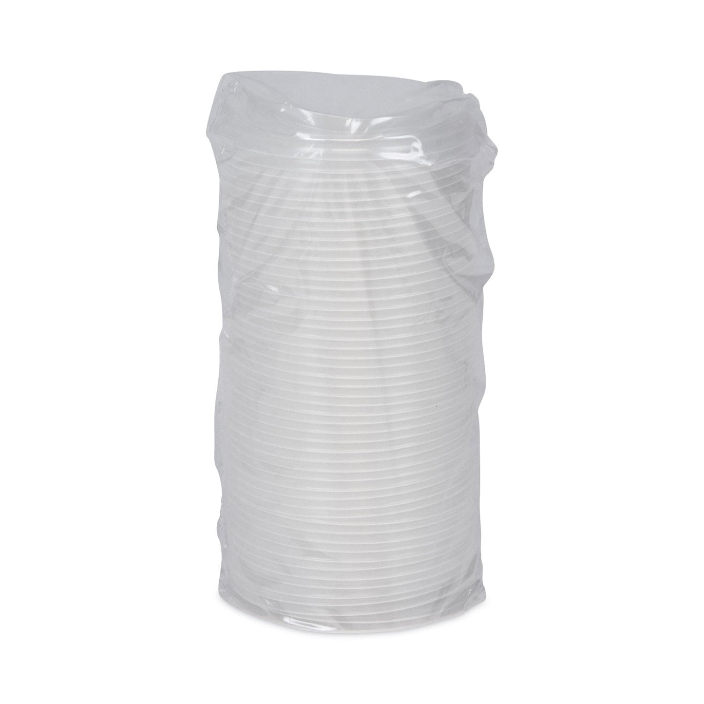 Pactiv Evergreen EarthChoice Hot Cup Lid, Fits 12 oz to 20 oz Hot Cups, Clear, 1,000/Carton