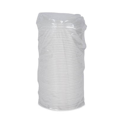 Pactiv Evergreen EarthChoice Hot Cup Lid, Fits 12 oz to 20 oz Hot Cups, Clear, 1,000/Carton
