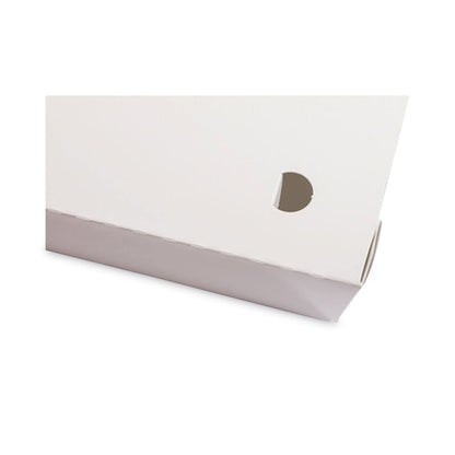 Pactiv Evergreen EarthChoice OneBox Paper Box, 37 oz, 4.5 x 4.5 x 2.5, White, 312/Carton