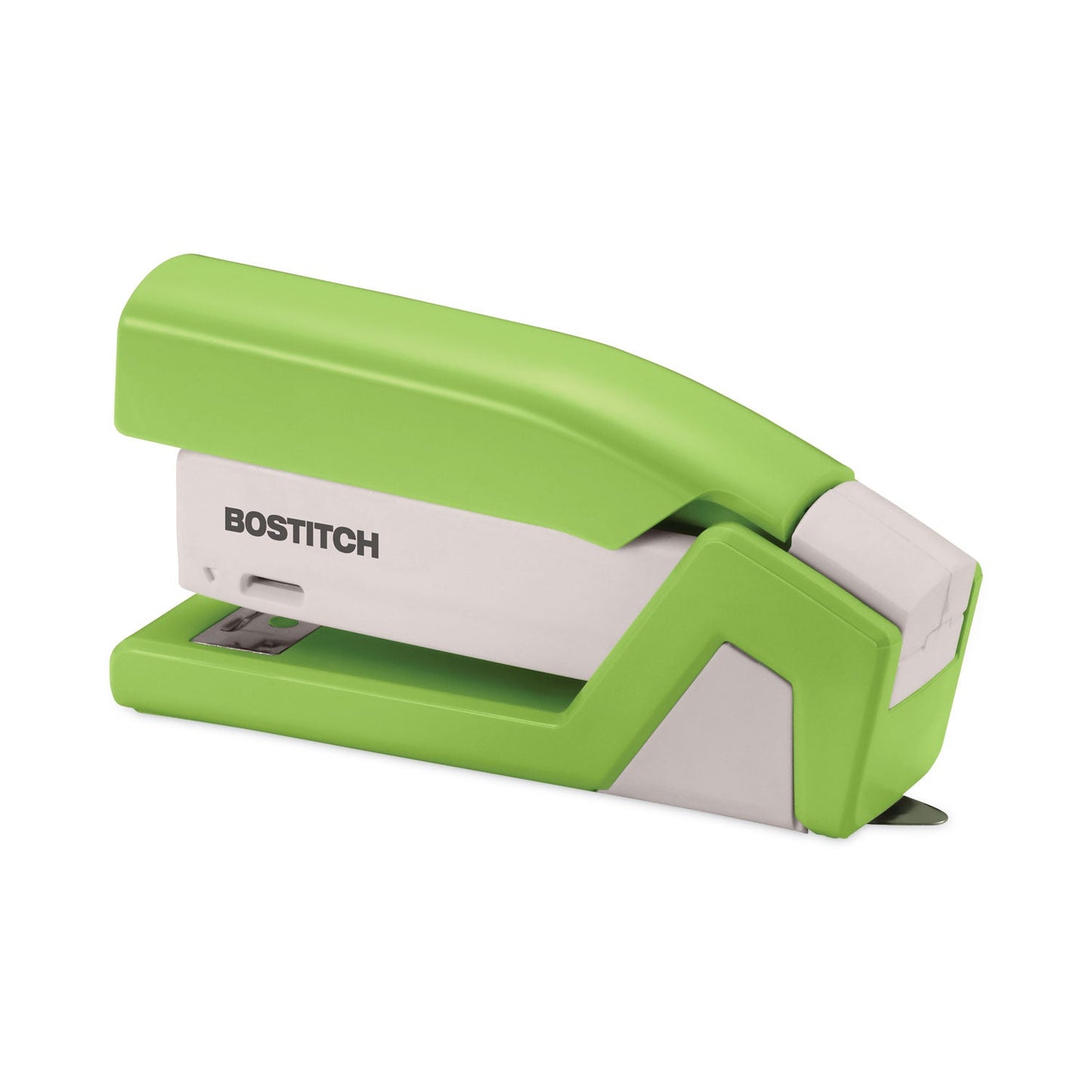 Bostitch InJoy Spring-Powered Compact Stapler, 20-Sheet Capacity, Green