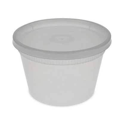 Pactiv Evergreen Newspring DELItainer Microwavable Container, 16 oz, 2 x 2 x 2, Clear, Plastic, 240/Carton