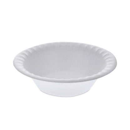 Pactiv Evergreen Placesetter Satin Non-Laminated Foam Dinnerware, Bowl, 12 oz, 6" dia, White, 1,000/Carton