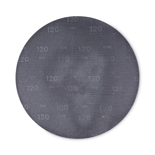 Boardwalk Sanding Screens, 20" Diameter, 120 Grit, Black, 10/Carton