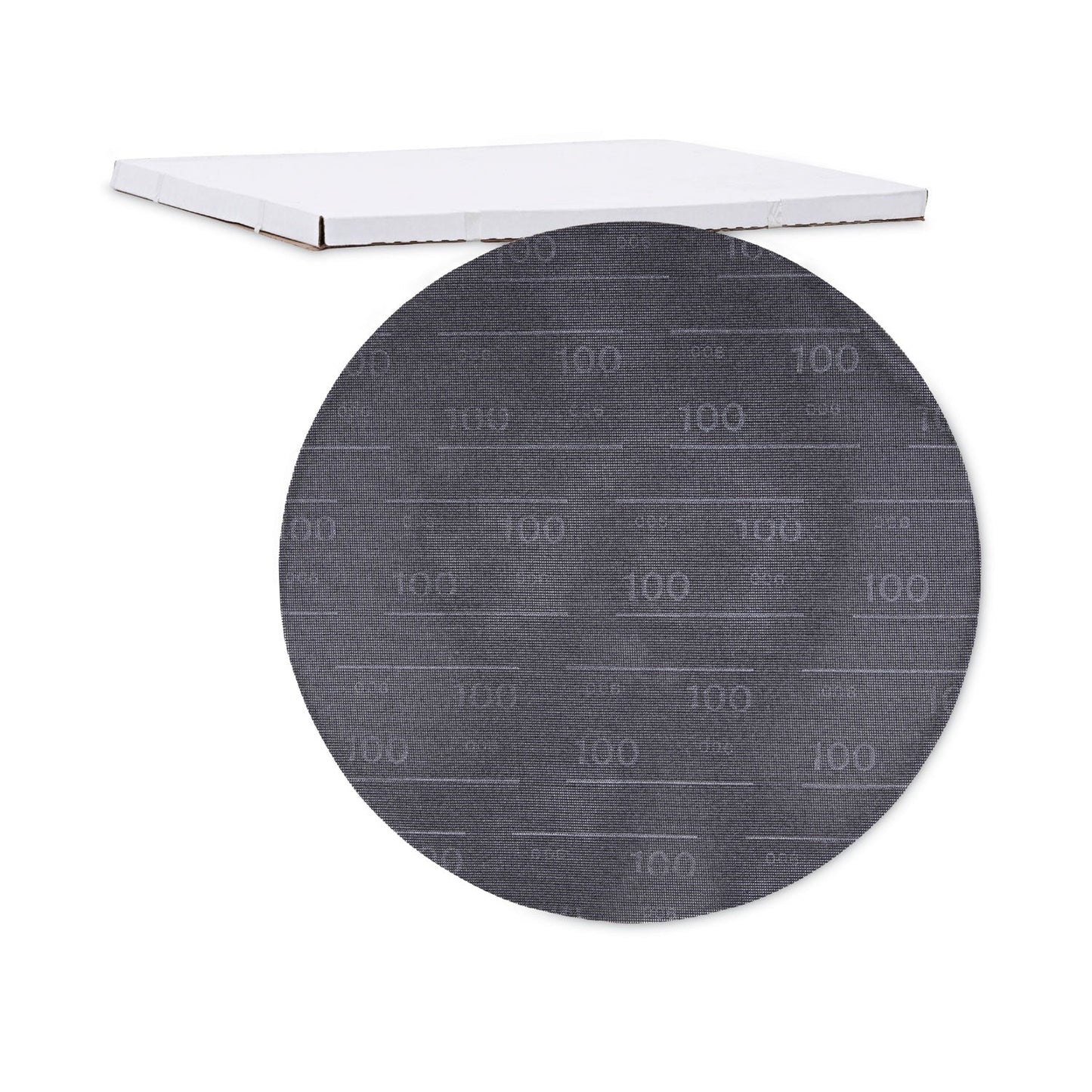 Boardwalk Sanding Screens, 20" Diameter, 100 Grit, Black, 10/Carton