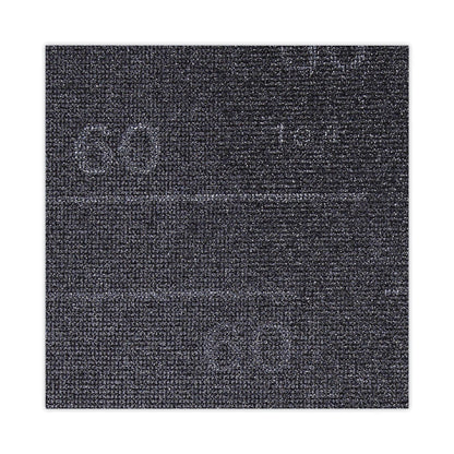 Boardwalk Sanding Screens, 20" Diameter, 60 Grit, Black, 10/Carton