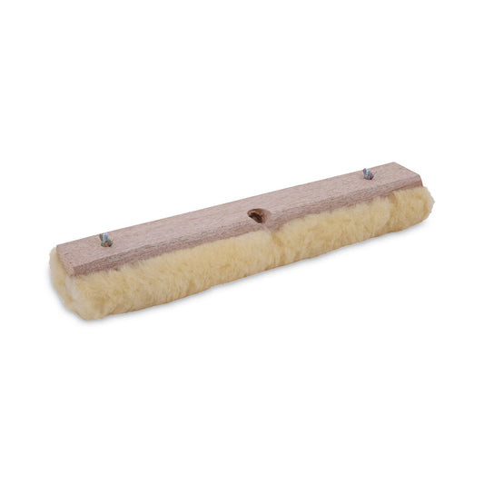 Boardwalk Mop Head, Finish Applicator, Lambswool, 14-Inch, White