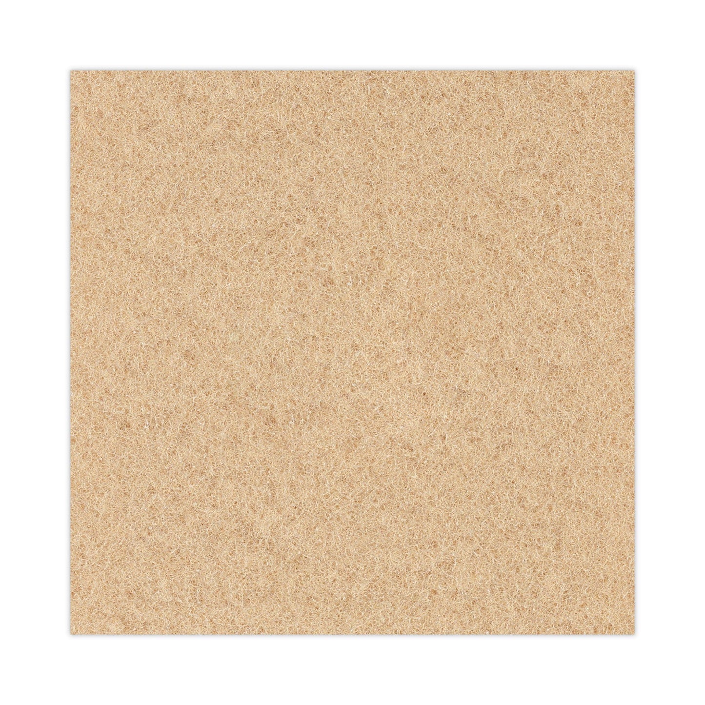 Boardwalk Burnishing Floor Pads, 20" Diameter, Tan, 5/Carton