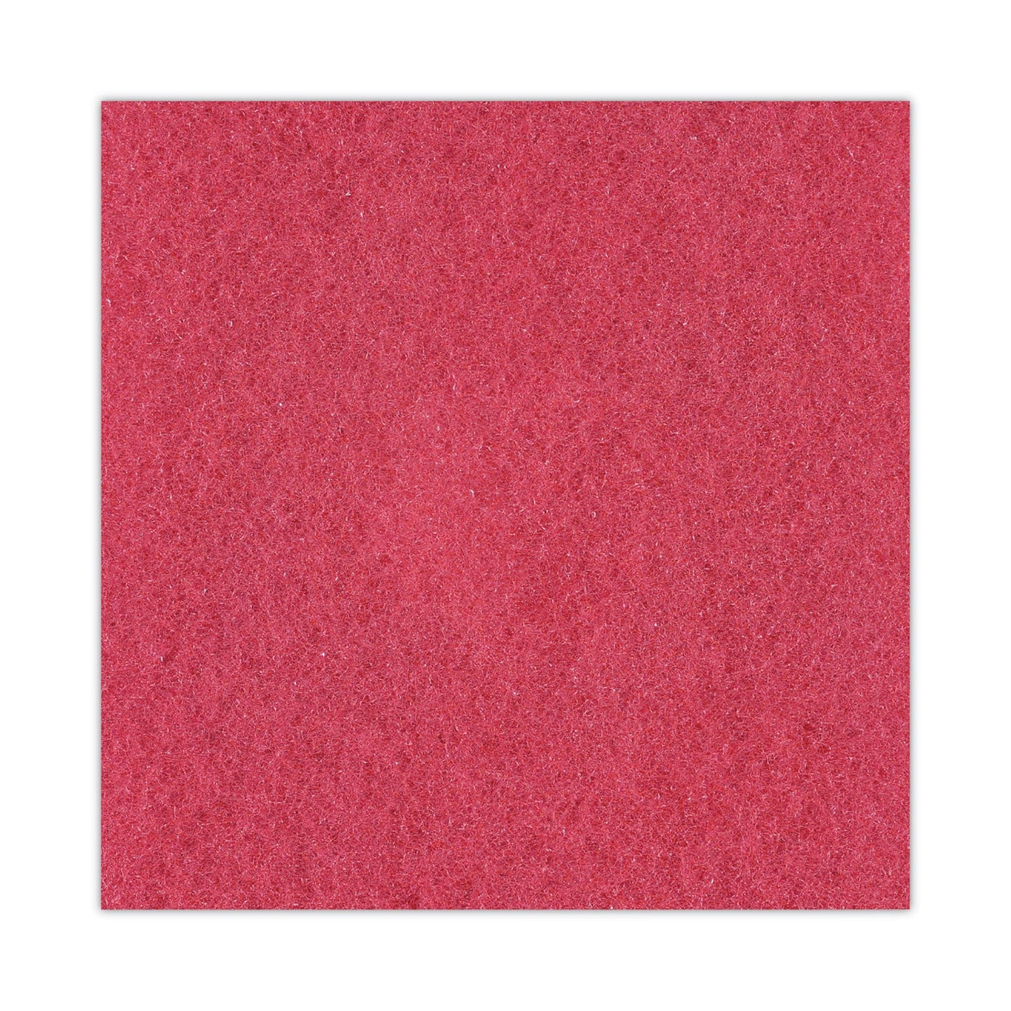 Boardwalk Buffing Floor Pads, 20" Diameter, Red, 5/Carton