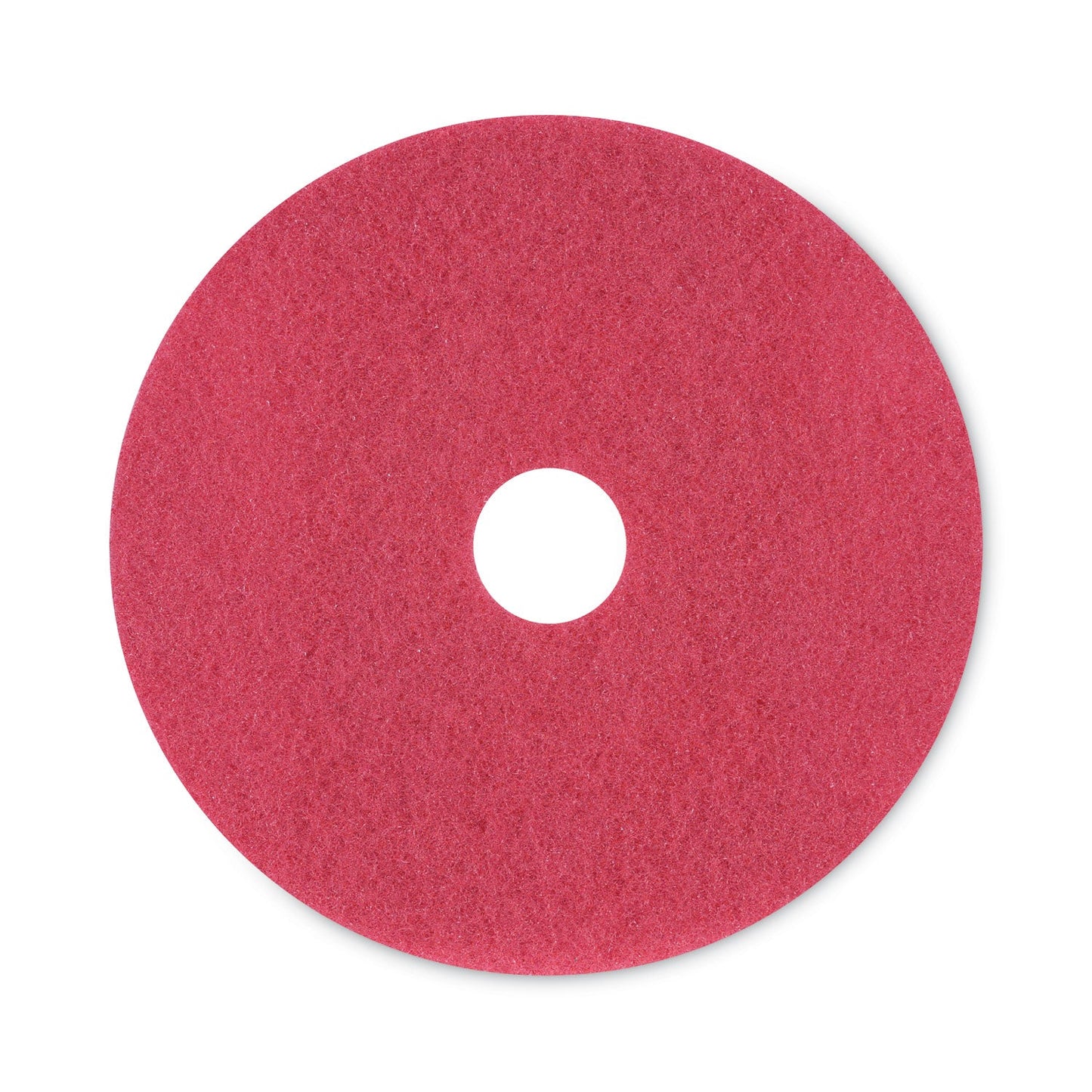 Boardwalk Buffing Floor Pads, 20" Diameter, Red, 5/Carton
