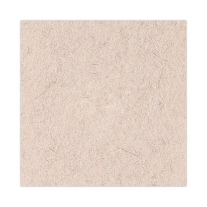 Boardwalk Natural Hog Hair Burnishing Floor Pads, 20" Diameter, Tan, 5/Carton