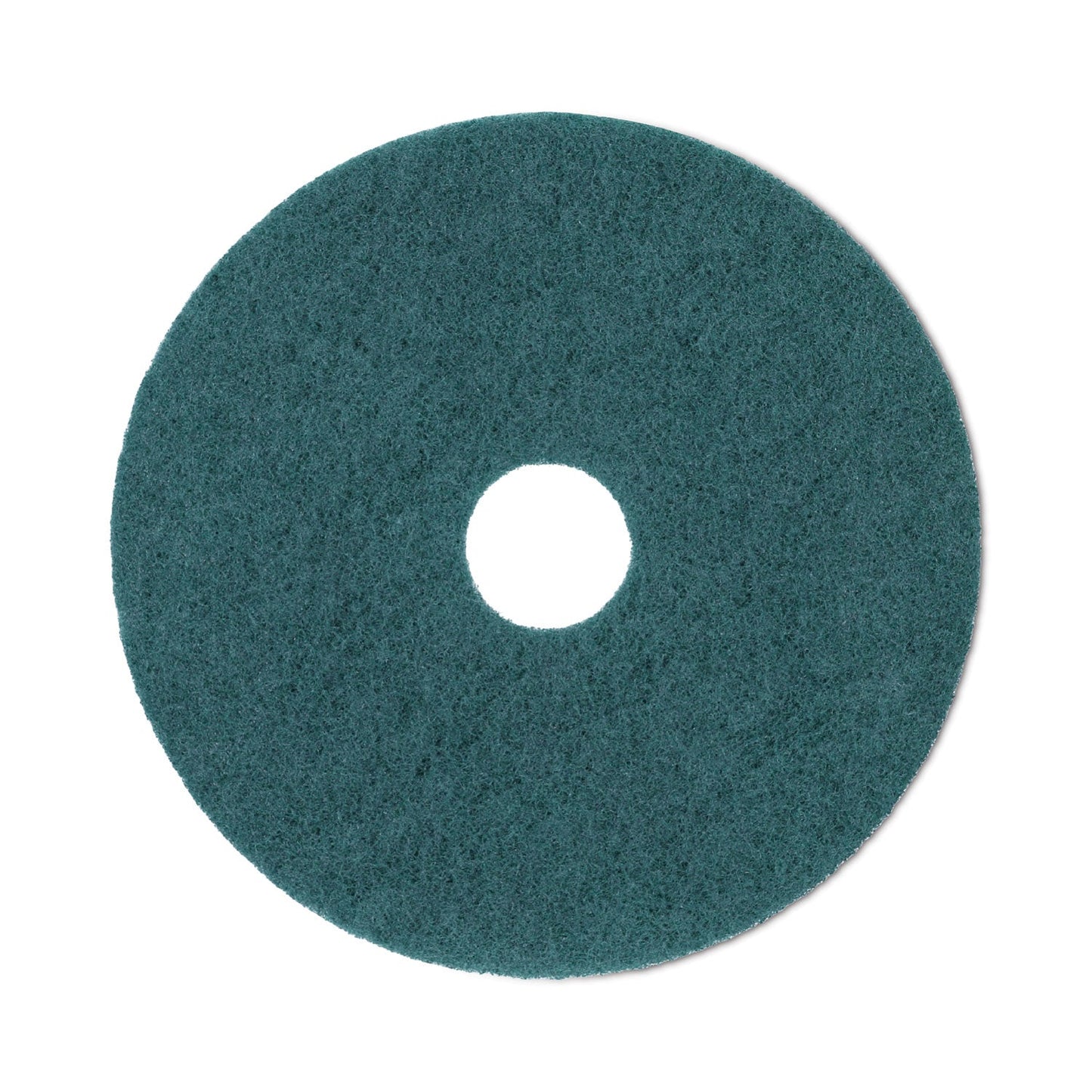 Boardwalk Heavy-Duty Scrubbing Floor Pads, 20" Diameter, Green, 5/Carton