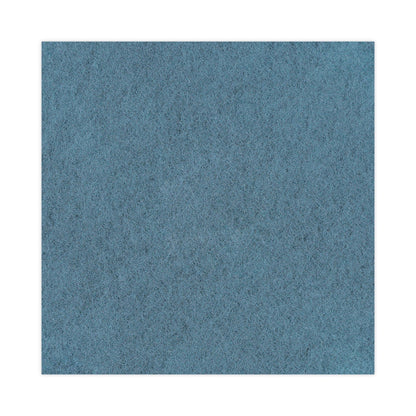 Boardwalk Burnishing Floor Pads, 20" Diameter, Aqua, 5/Carton