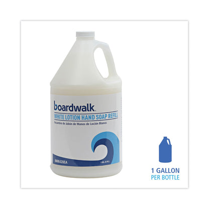 Boardwalk Mild Cleansing Lotion Soap, Cherry Scent, Liquid, 1 gal Bottle, 4/Carton