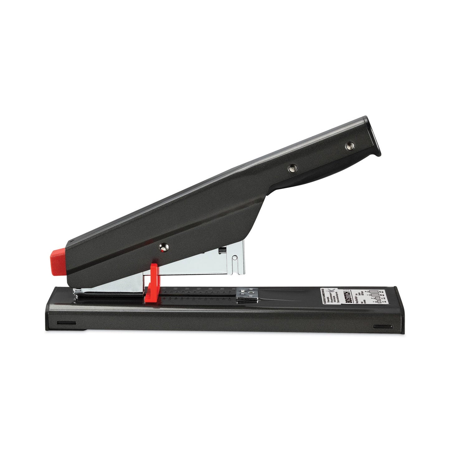 Bostitch Antimicrobial 130-Sheet Heavy-Duty Stapler, 130-Sheet Capacity, Black
