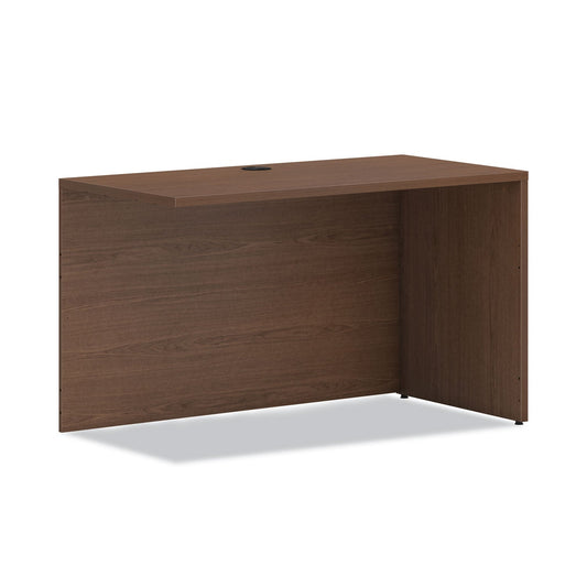 HON Mod Return Shell, Right, 48w x 24d x 29h, Sepia Walnut