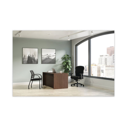 HON Mod Desk Shell, 72" x 30" x 29", Sepia Walnut, 2/Carton