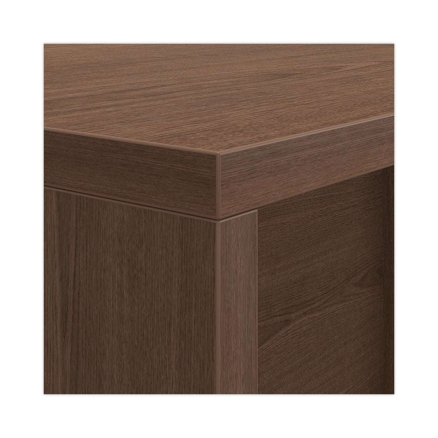 HON Mod Bridges, 42w x 24d x 29h, Sepia Walnut
