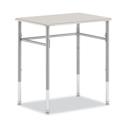 HON SmartLink Student Desk, Rectangle,  20" x 26" x 23" to 33", White, 2/Carton