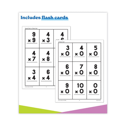 Carson-Dellosa Education In a Flash USB, Intro to Multiplication, Ages 7-9, 236 Pages