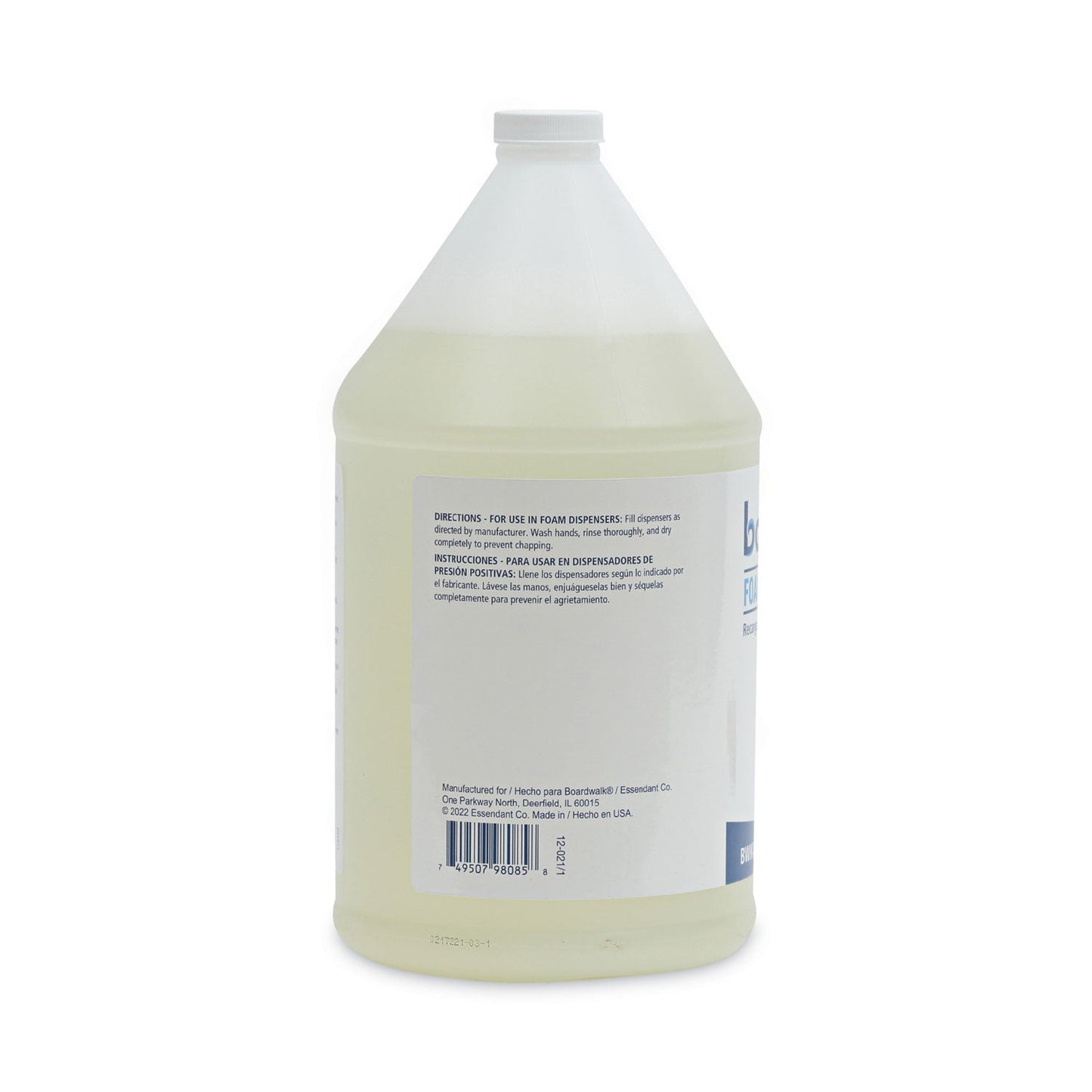 Boardwalk Foaming Hand Soap, Herbal Mint Scent, 1 gal Bottle, 4/Carton