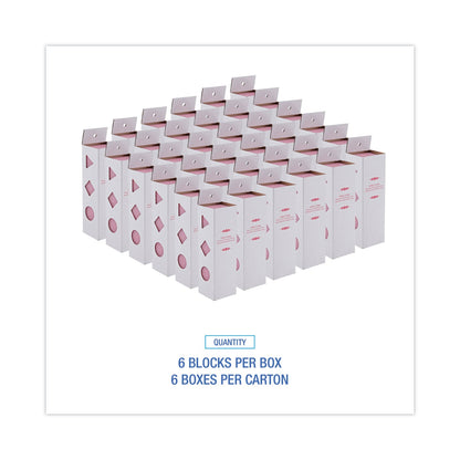Boardwalk Deodorizing Para Wall Blocks, 24 oz, Pink, Cherry, 6/Box