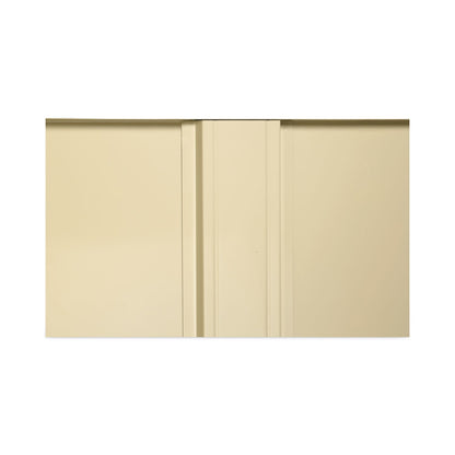 Alera Assembled 72" High Heavy-Duty Welded Storage Cabinet, Four Adjustable Shelves, 36w x 18d, Putty