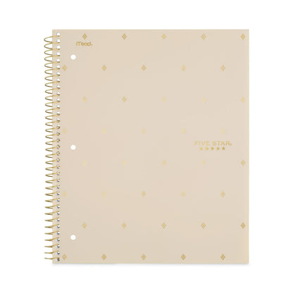 Five Star Style Wirebound Notebook, 1 Subject, Medium/College Rule, Assorted Geometrics Covers, 11 x 8.5, 100 Sheets, 3/Pack
