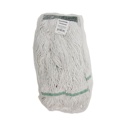 Boardwalk Mop Head, Premium Standard Head, Cotton/Rayon Fiber, Medium, White