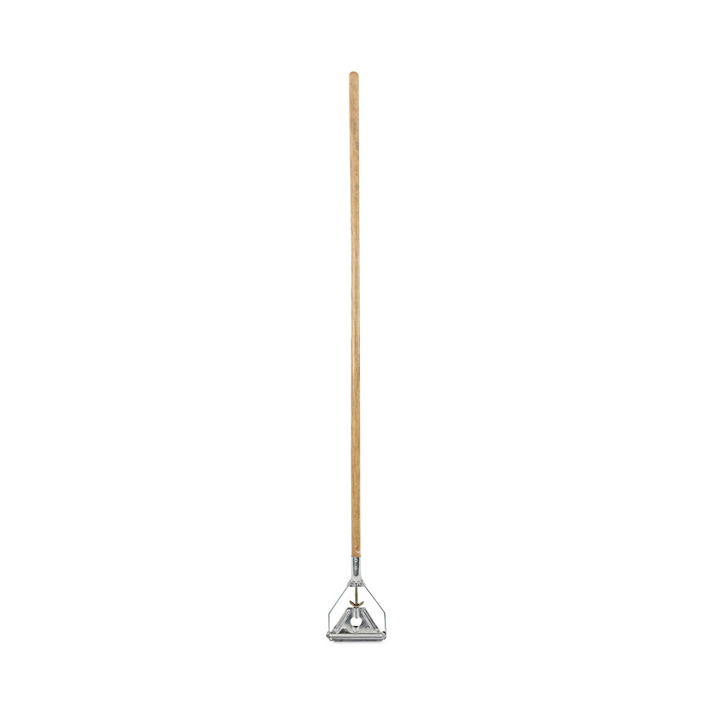 Boardwalk Quick Change Metal Head Wooden Mop Handle, Junior, 0.88" dia x 54", Natural