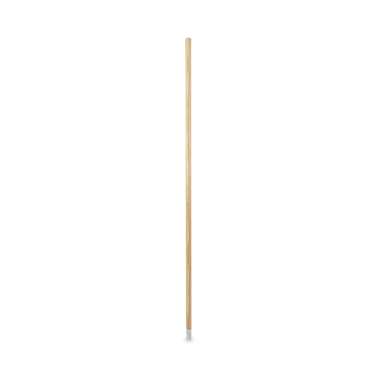 Boardwalk Lie-Flat Screw-In Mop Handle, Lacquered Wood, 1.13" dia x 54", Natural