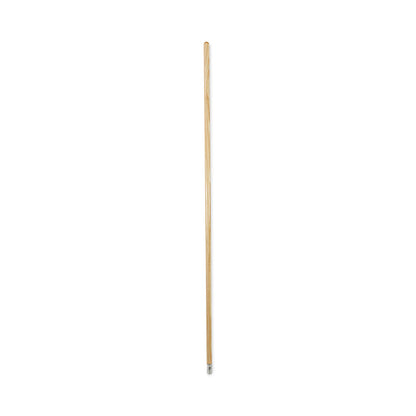 Boardwalk Lie-Flat Screw-In Mop Handle, Lacquered Wood, 1.13" dia x 60", Natural