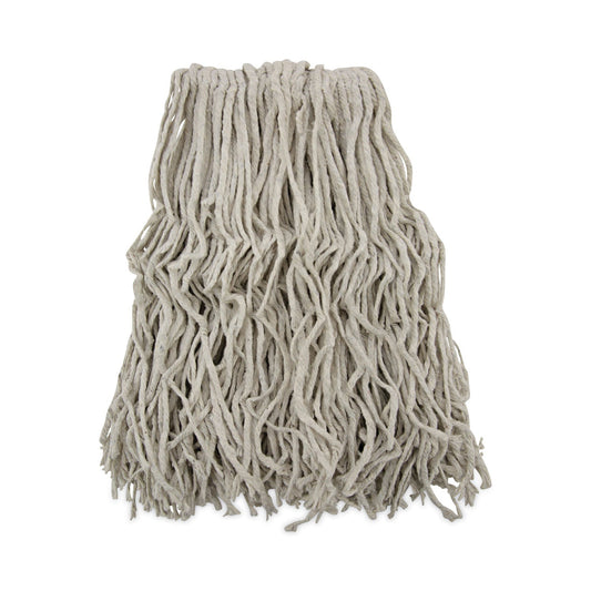 Boardwalk Cotton Mop Head, Cut-End, #32, White, 12/Carton